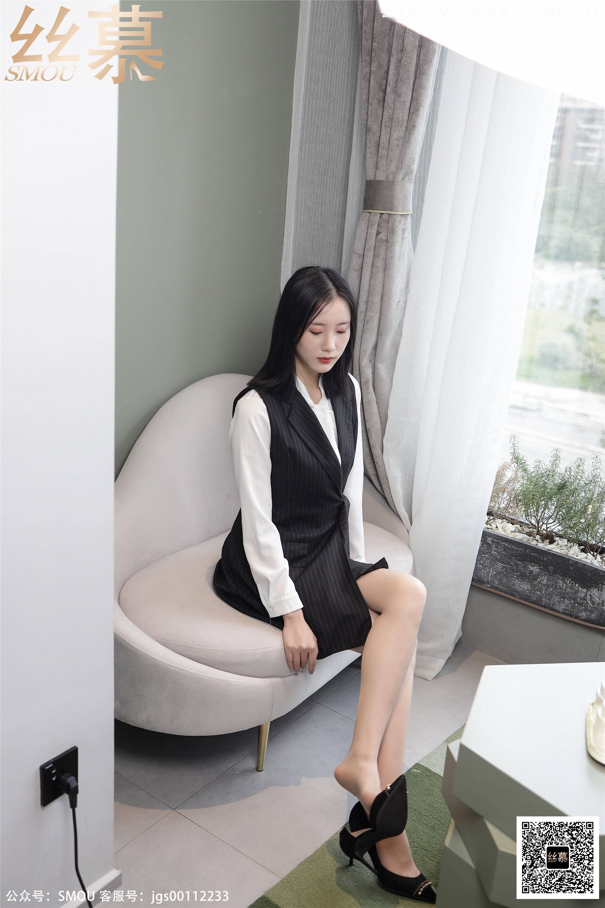 丝慕写真 SM433 天天一元 模特：紫宁《绫肤色连裤袜》